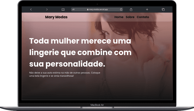 Imagem ddo projeto Mary Modas